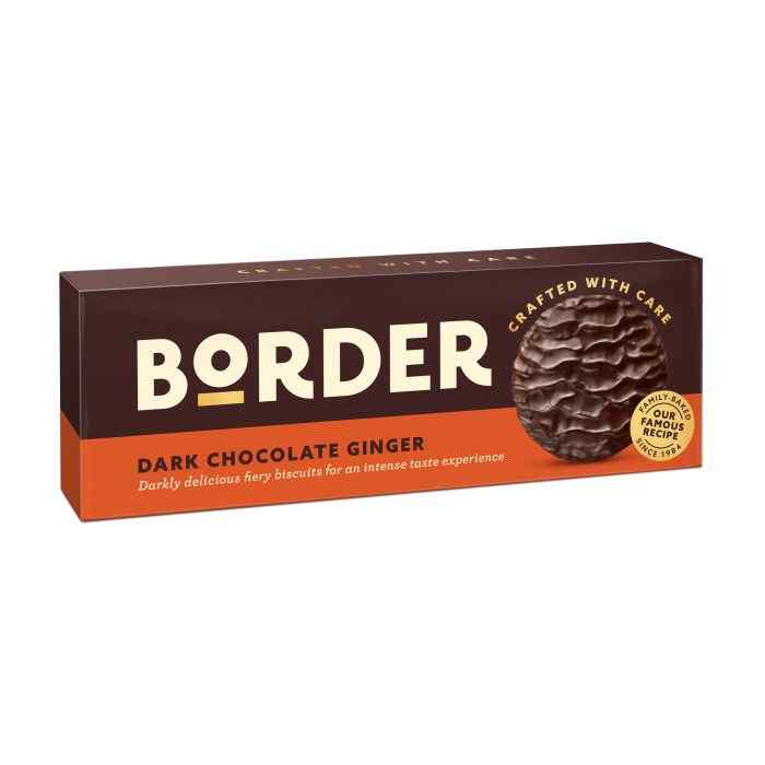Border Biscuits - Dark Chocolate Ginger, 150g