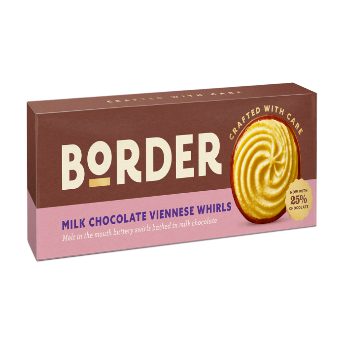 Border Biscuits - Light & Chocolately Viennese Whirls, 150g