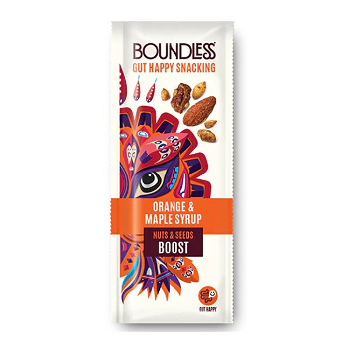 Boundless - Orange & Maple Syrup Gut Happy Boosts, 25g - Pack of 16