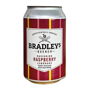 Bradleys - Ravishing Raspberry Lemonade Can, 330ml - Pack of 24