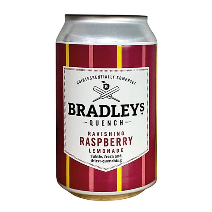 Bradleys - Ravishing Raspberry Lemonade Can, 330ml - Pack of 24