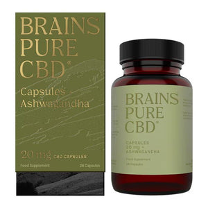Brains - Ashwaganda + CBD, 28 Capsules