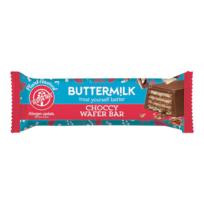 Buttermilk - Plant Powered Gluten Free Vegan Wafer Choc Bar, 38g 