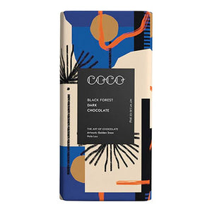 COCO Chocolatier - Black Forest Dark Bar, 80g - Pack of 12