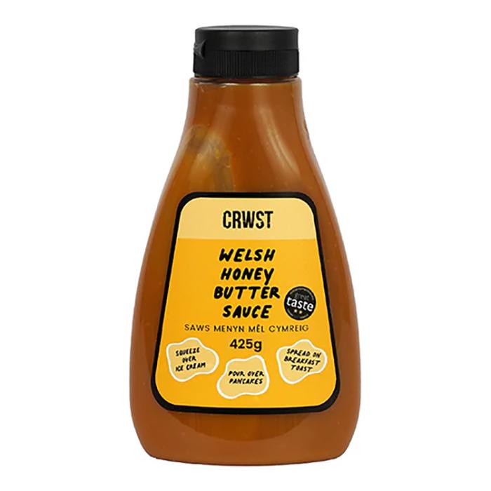 CRWST - Welsh Honey Butter Sauce, 425g  Pack of 6