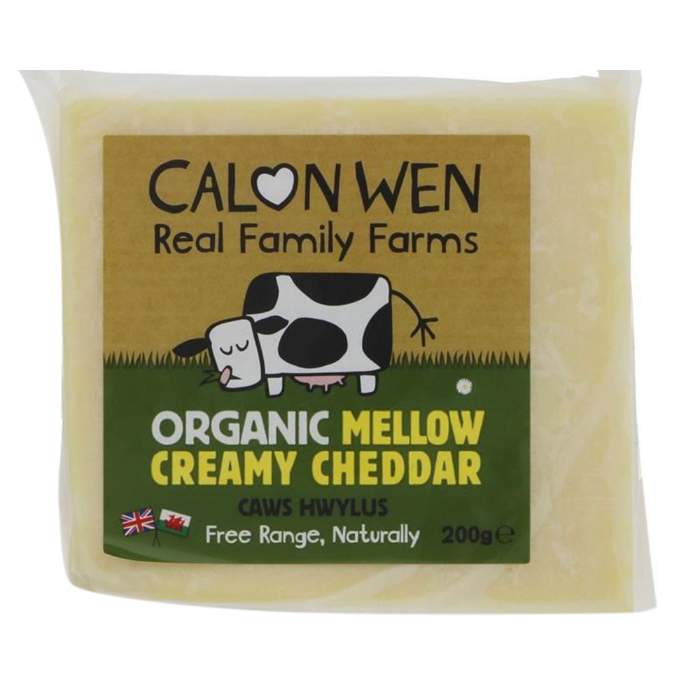 Calon Wen - Organic Mellow Cheddar Cheese, 200g