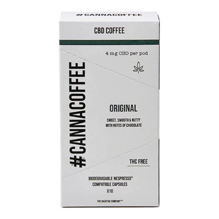 Cannacoffee - CBD Hemp Coffee Pods, 57g - Pack of 6