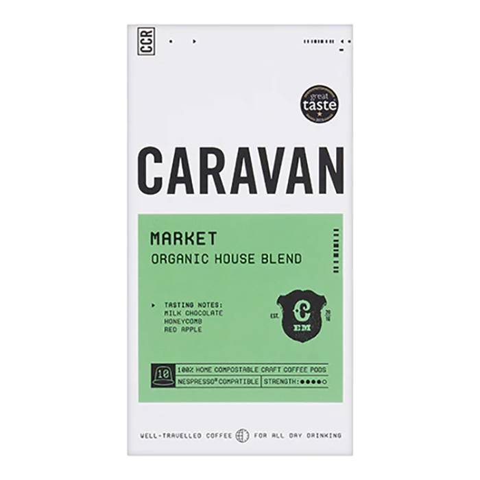 Caravan Coffee Roasters - Organic Market Pods 10x0.05g - Pack of 10