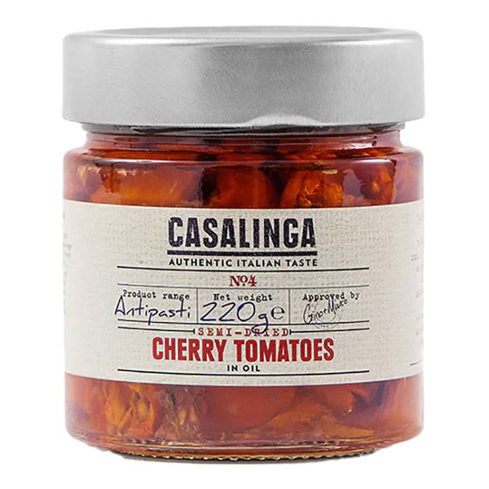 Casalinga - Semi-Dried Cherry Tomatoes, 220g - Pack of 6