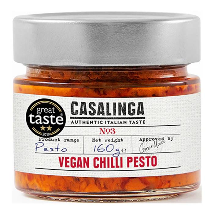 Casalinga - Vegan Chilli Pesto, 160g - Pack of 6