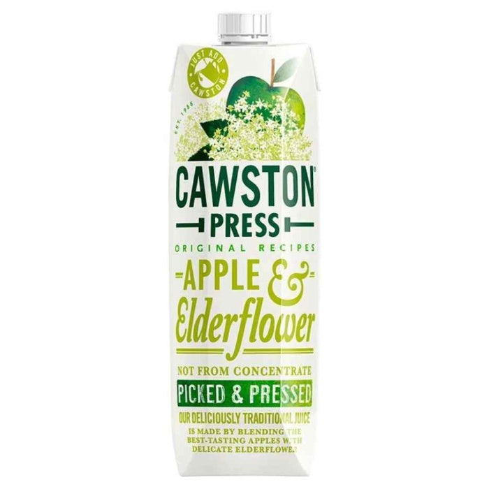 Cawston Press - Cawston Apple & Elderflower Juice, 1L  Pack of 6