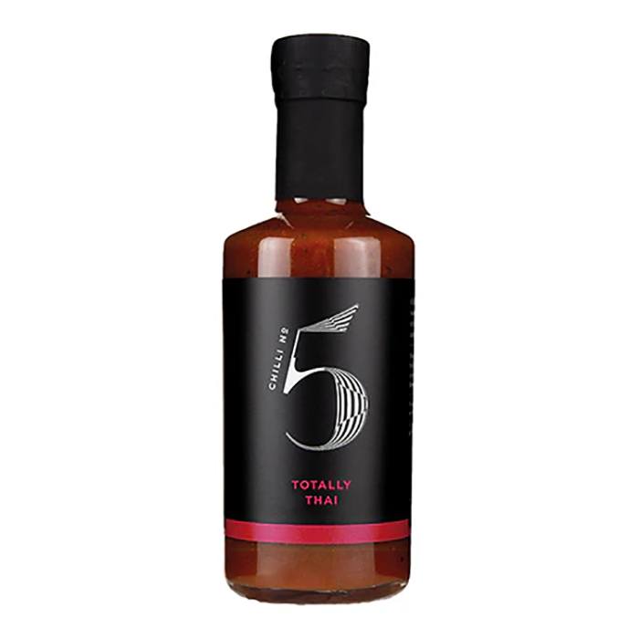 Chilli No. 5 - Totally Thai Spicy Stir Fry Sauce Bottle, 200ml - Pack of 6