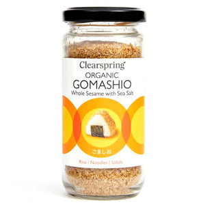 Clearspring - Organic Gosmashio Whole Sesame with Sea Salt, 100g