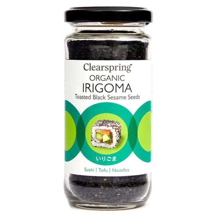 Clearspring - Organic Irigoma Toasted Black Sesame Seeds, 100g