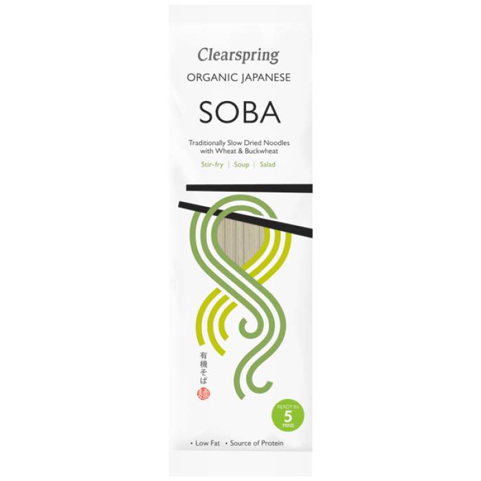 Clearspring - Organic Japanese Soba Noodles, 200g Pack of 12