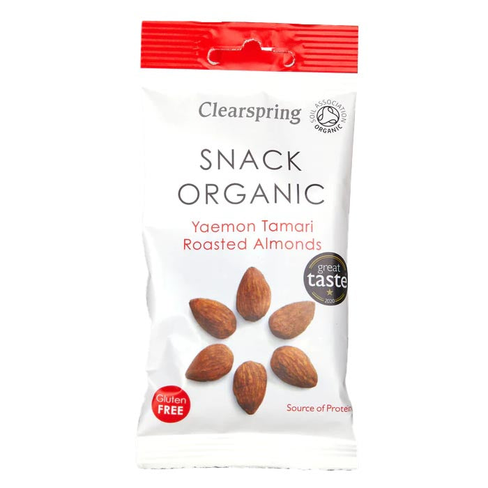 Clearspring - Organic Tamari Roasted Almonds, 30g