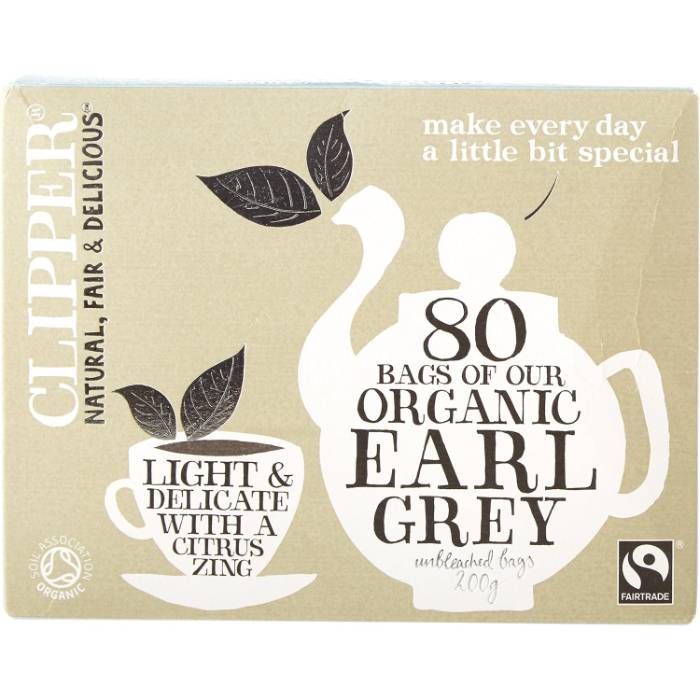 Clipper Fairtrade Organic Earl Grey Tea Bags, 200g PlantX UK