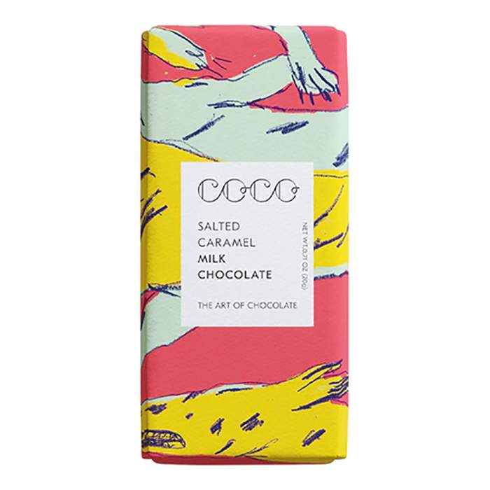 Coco Chocolatier - Salted Caramel Mini Bars, 20g  Pack of 24