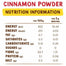 Coconut Merchant - Organic Ceylon Cinnamon Powder, 250g - Back