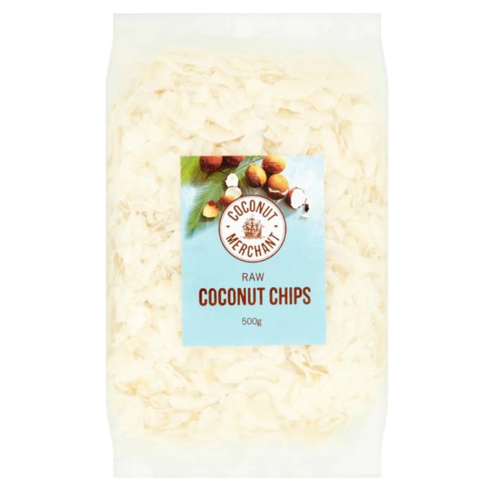 Coconut Merchant - Organic Plain Coconut Flakes, 500g
