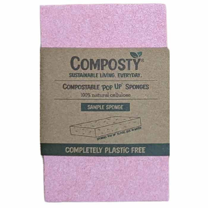 Composty - Magic 'Pop-Up' Sponge Pink - Single, 1 Piece