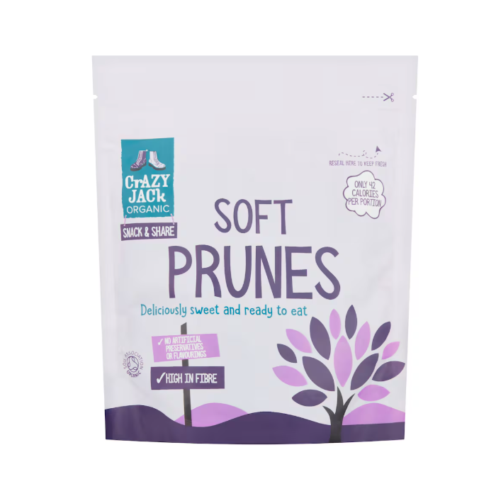 Crazy Jack - Organic Soft Prunes, 200g