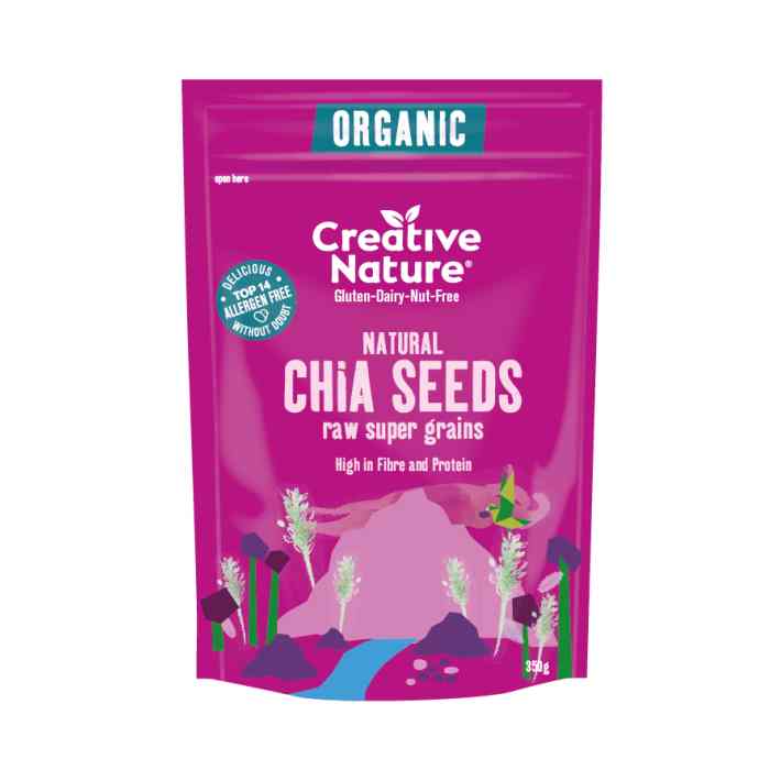Creative Nature - Org Chia Seeds, 350g