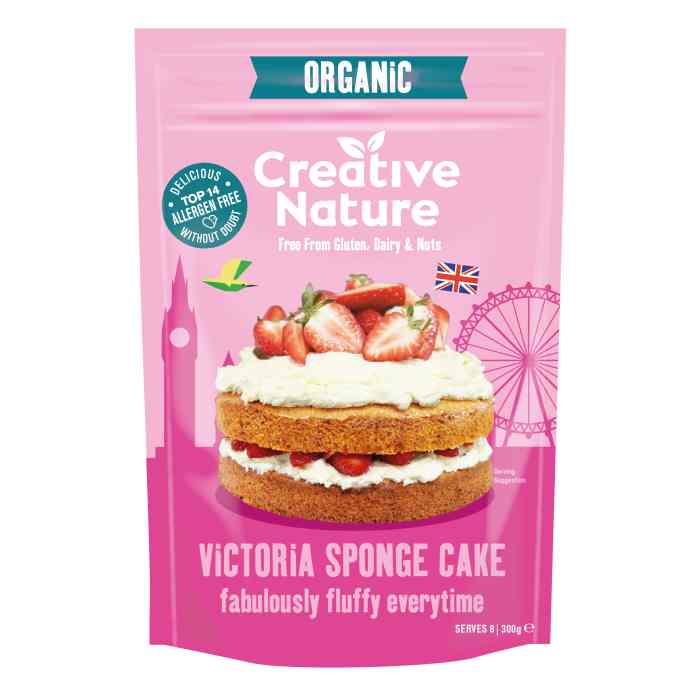 Creative Nature - OrgVictoria Sponge Baking Mix, 300g