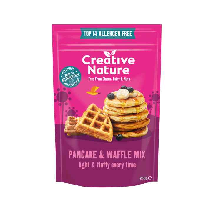 Creative Nature - Pancake & Waffle Baking Mix, 266g