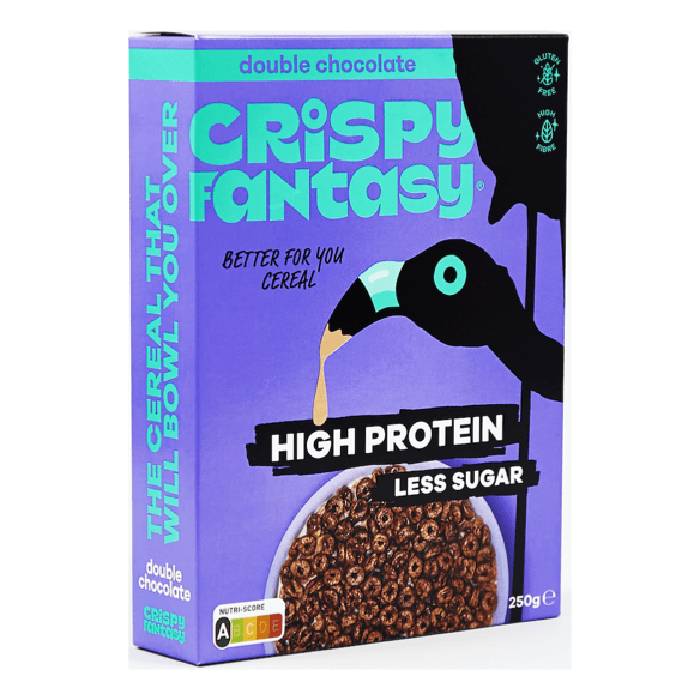 Crispy Fantasy - High Protein Breakfast Cereal Chocolate, 250g