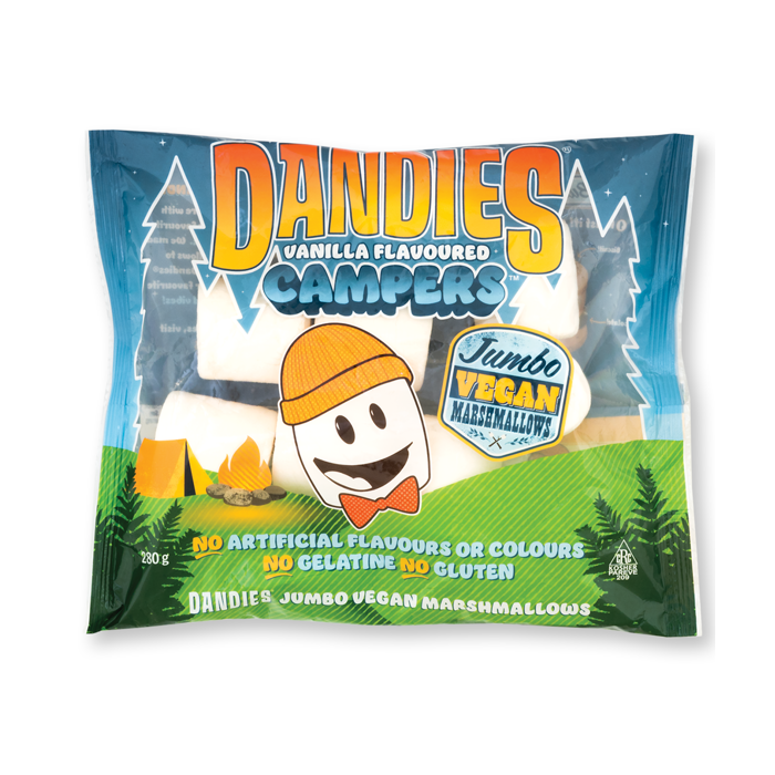 Dandies - Jumbo Campers Vegan Marshmallows, 280g