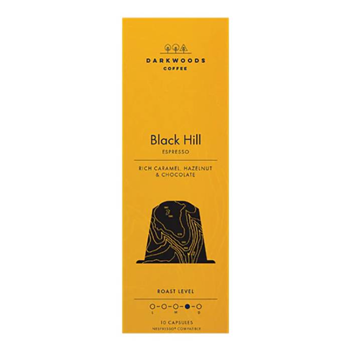 Dark Woods Coffee - Black Hill Nespresso Compatible Pods (10pods x 5.4g) - Pack of 6