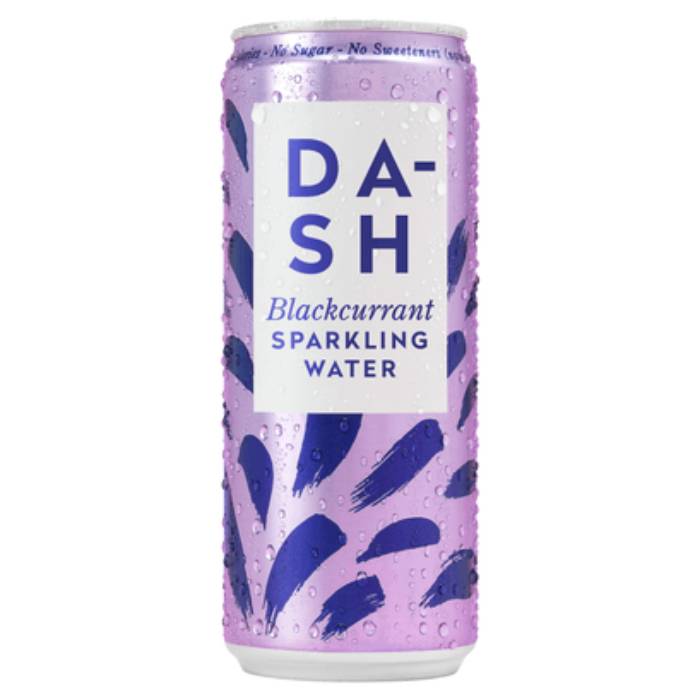 Dash Water - Sparkling Blackcurrant, 330ml - Pack of 6x4Pack