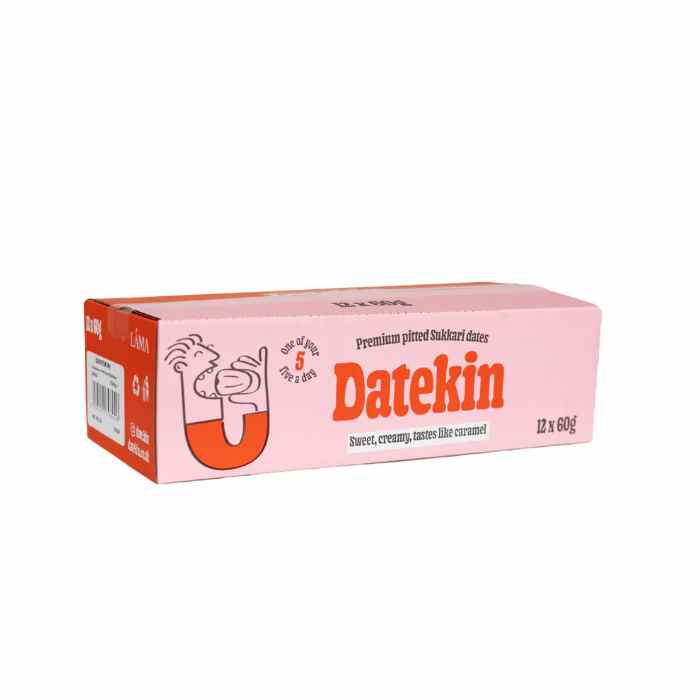 Datekin - Sukkari Pitted Dates, 60g  Pack of 12