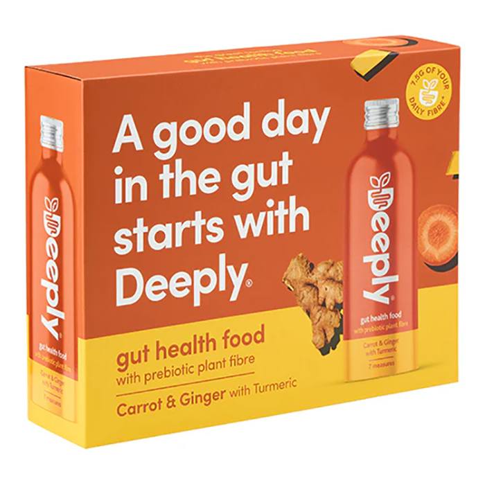 Deeply - Prebiotic Carrot & Ginger Multipack(4x455ml) - Pack of 3