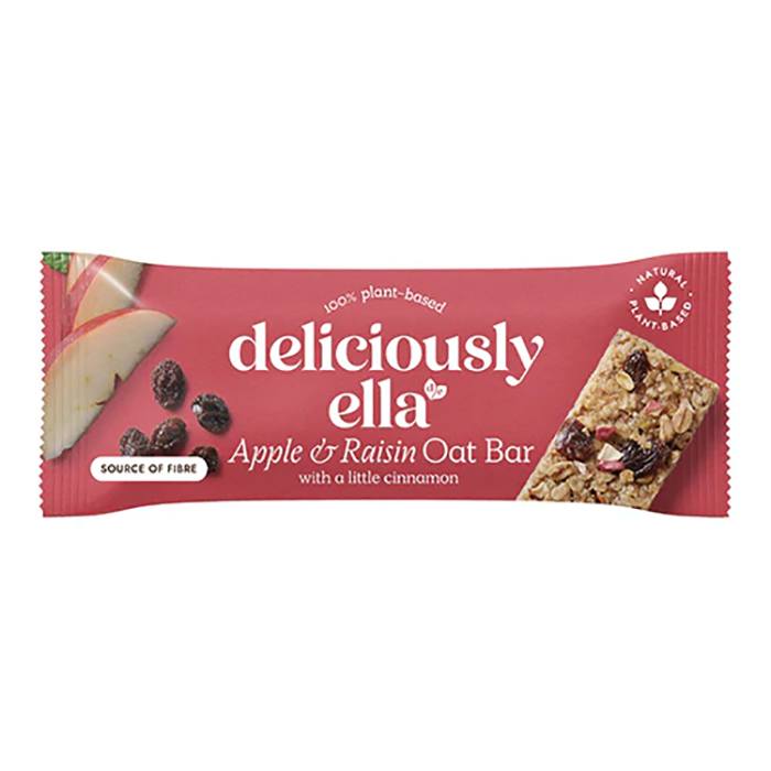 Deliciously Ella - Apple Raisin & Cinnamon Oat Bars, 50g - Pack of 16