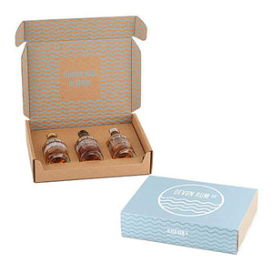 Devon Rum Company - Miniatures Taster Gift Set, 3 x 5cl | Pack of 6