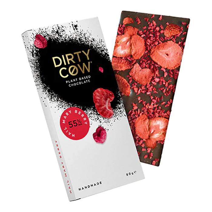 Dirty Cow - Chocolate Hail Mary Berry, 80g - Pack of 12