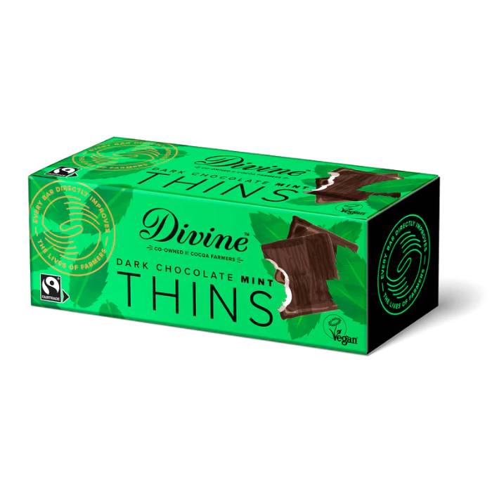 Divine - Dark Choc After Dinner Mint Thins, 200g