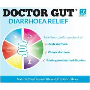 Doctor Gut - Enterosgel Diarrhoea Relief, 10 Sachets