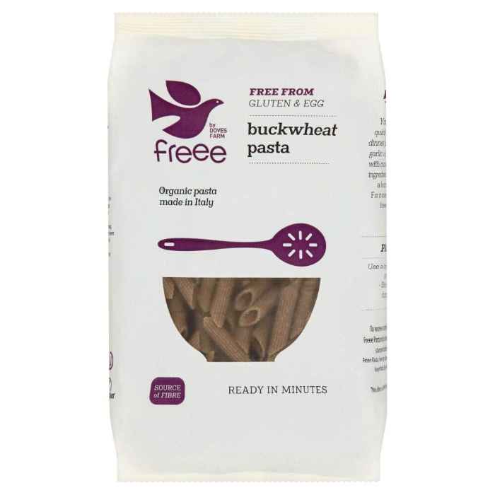 Doves - Freee by Doves Doves Organic Buckwheat Penne, 400g  Pack of 8