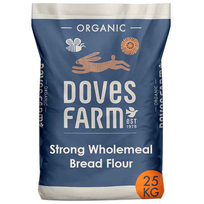 Doves Farm - Organic Strong Wholemeal Bread Flour, 25kg
