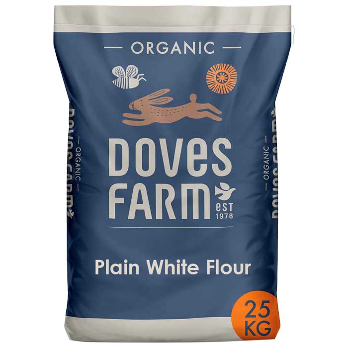 Doves Farm - Self Raising White Flour Organic, 25kg