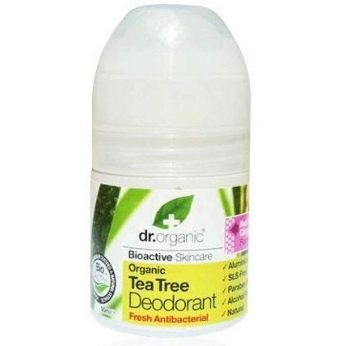 Dr. Organic - Deodorant Roll-On Tea Tree, 50ml