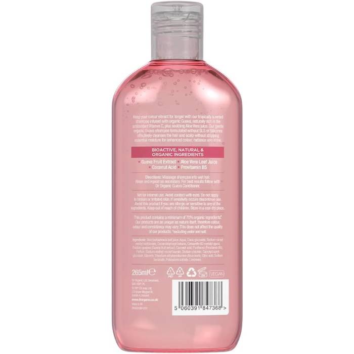 Dr. Organic - Guava Shampoo, 265ml - back