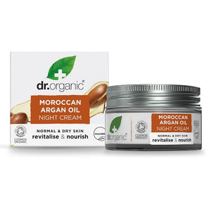 Dr. Organic - M Argan Oil Night Cream, 50ml | Multiple Scents