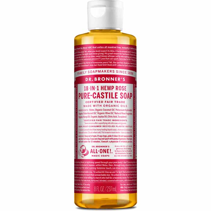 Dr Bronners - All-One Magic Soap Rose, 237ml