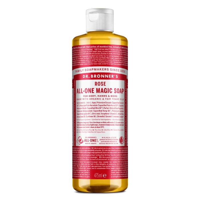 Dr Bronners - Organic Rose Liquid Soap, 475ml