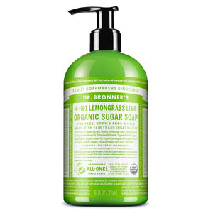 Dr Bronners - Sugar Lemongrass Lime Pump Soap, 355ml