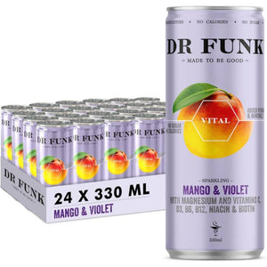 Dr Funk - Mango & Violet Vital Edition + Magnesium, 330ml | Pack of 24